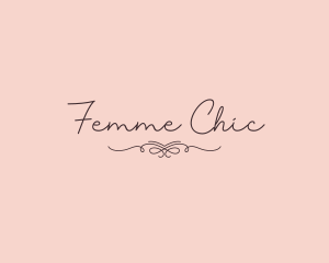 Femme - Elegant Feminine Script logo design