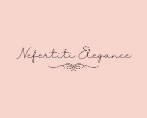 Elegant Feminine Script logo design