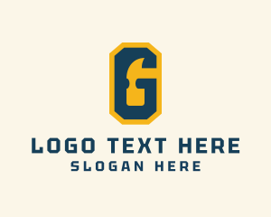 Negative Space - Hammer Renovation Letter G logo design