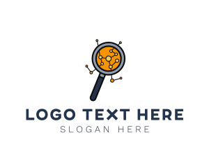 Magnifying Glass - Digital Science Magnifying Glass logo design