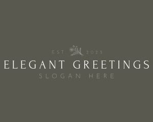 Elegant Classy Business logo design