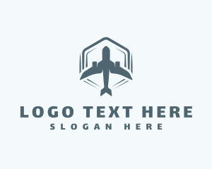 Flight Instrument - Aviation Travel Airplane logo design