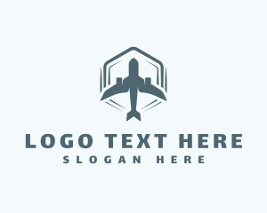 Booking - Aviation Travel Airplane logo design