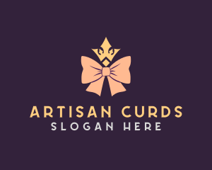 Ribbon Crown Jewelry logo design