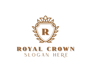 Crown Royal Hotel logo design