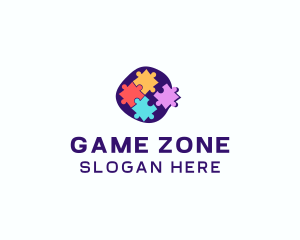 Learning Puzzle Game logo design