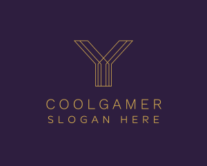 Golden Stylish Boutique Logo