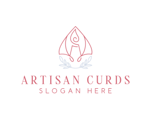 Artisanal Decor Candle logo design