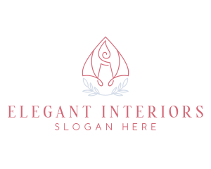 Artisanal Decor Candle logo design