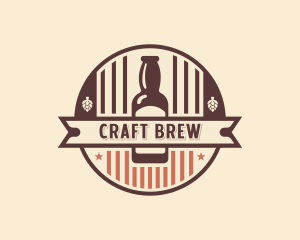 Beer Pub Liquor logo design