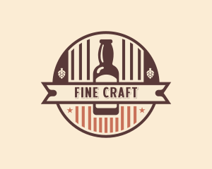 Beer Pub Liquor logo design