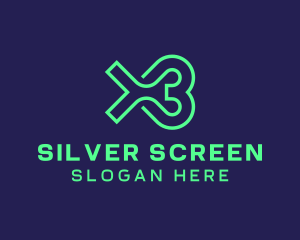 Game Streaming - Neon Green Gamer logo design