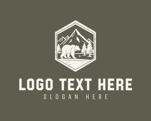 Wilderness - Wilderness Mountaineering Bear logo design