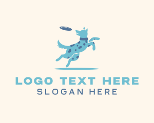 Dobermann - Dog Pet Frisbee logo design