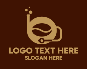 Scuba - Coffee Bean Snorkel logo design