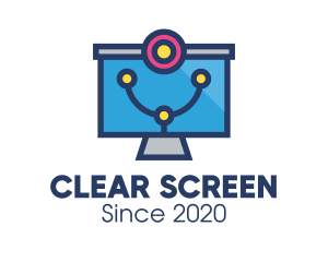 Screen - Medical Diagnostic Monitor logo design