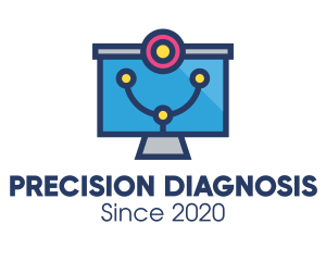 Diagnosis - Medical Diagnostic Monitor logo design