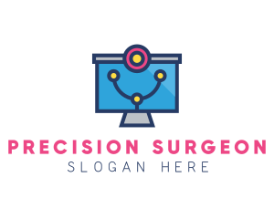 Surgeon - Medical Diagnostic Monitor logo design