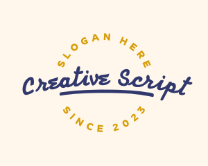 Creative Business Wordmark logo design