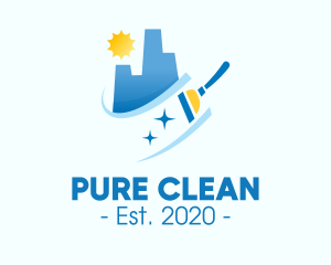 City Office Cleaning Service logo design