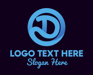 Lettering - Creative Agency Letter D logo design