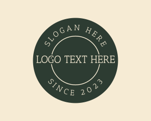 Serif - Business Circle Fashion Brand logo design