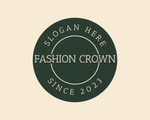 Business Circle Fashion Brand logo design