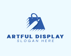 Pencil Retail Shopping Bag logo design