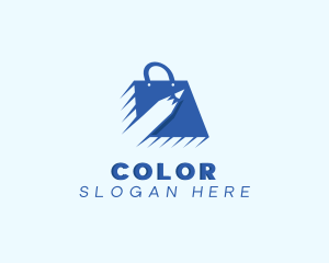 Shopper - Pencil Retail Shopping Bag logo design