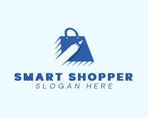 Pencil Retail Shopping Bag logo design