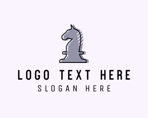 Insurance - Chess Piece Horse Knight logo design