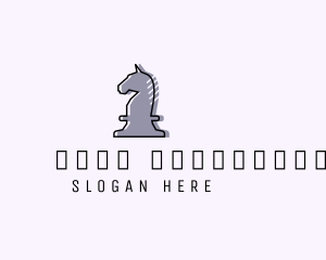 Chess Piece Horse Knight logo design