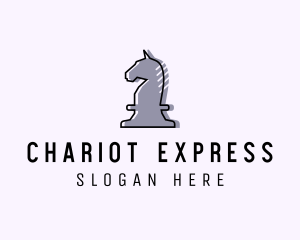 Chess Piece Horse Knight logo design