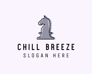 Chess Piece Horse Knight logo design