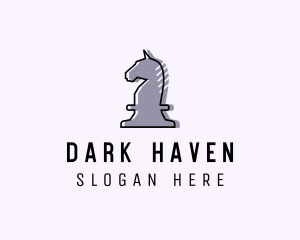 Chess Piece Horse Knight logo design