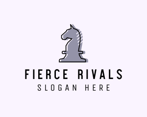 Chess Piece Horse Knight logo design