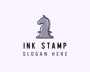 Chess Piece Horse Knight logo design