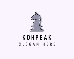 Chess Piece Horse Knight logo design