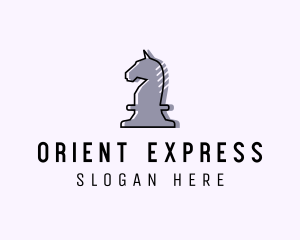 Chess Piece Horse Knight logo design