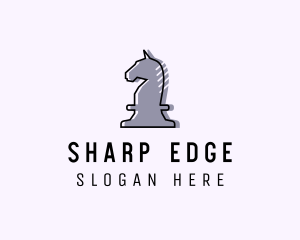 Chess Piece Horse Knight logo design