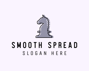 Chess Piece Horse Knight logo design