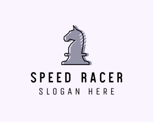 Chess Piece Horse Knight logo design