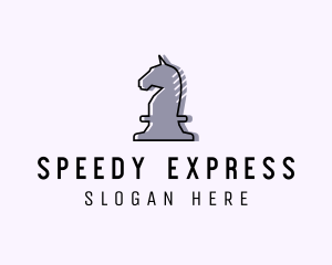 Chess Piece Horse Knight logo design