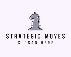 Chess - Chess Piece Horse Knight logo design