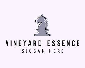 Chess Piece Horse Knight logo design