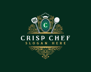 Elegant Restaurant Cuisine logo design