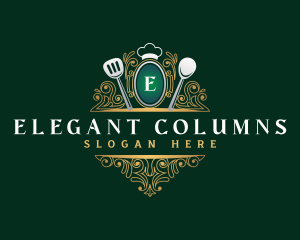 Elegant Restaurant Cuisine logo design