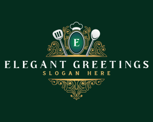 Elegant Restaurant Cuisine logo design