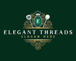 Elegant Restaurant Cuisine logo design