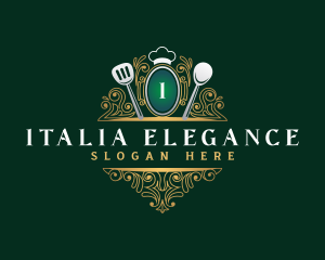 Elegant Restaurant Cuisine logo design